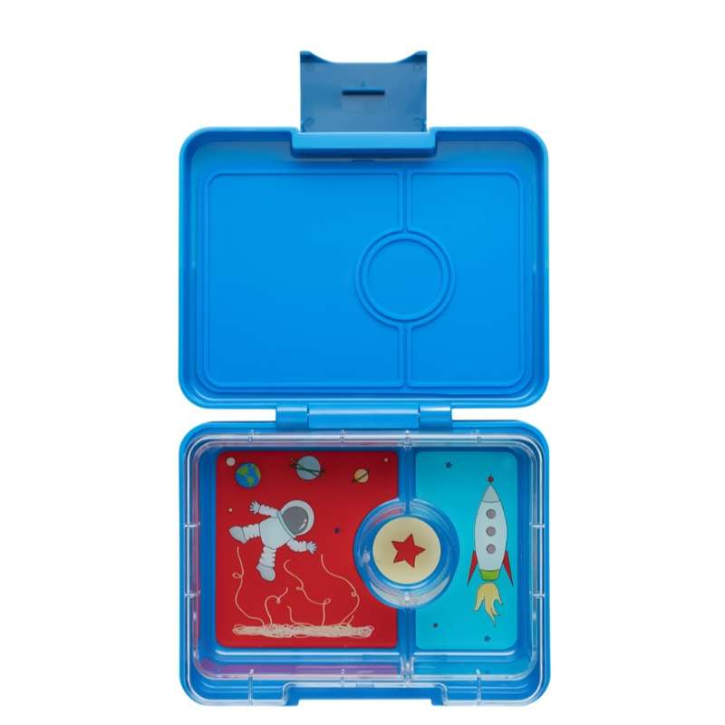 Yumbox Matlåda - Minisnack - 3 rum - Surf Blue/Rocket 
