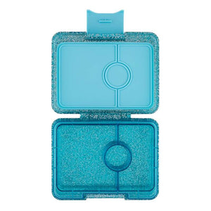 Yumbox Matlåda - Minisnack - 3 rum - Twinkle Aqua Glitter 