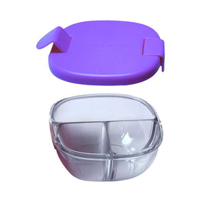 Yumbox Snackskål - 3 rum - Hazy Purple 
