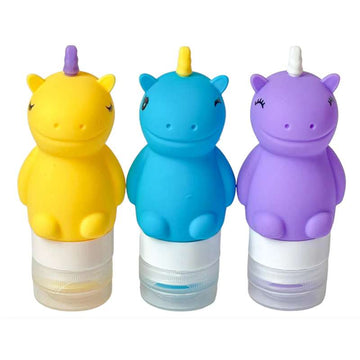 Yumbox Tillbehör - Squeezy Unicorns Dressingflaskor - 3 Stk. 