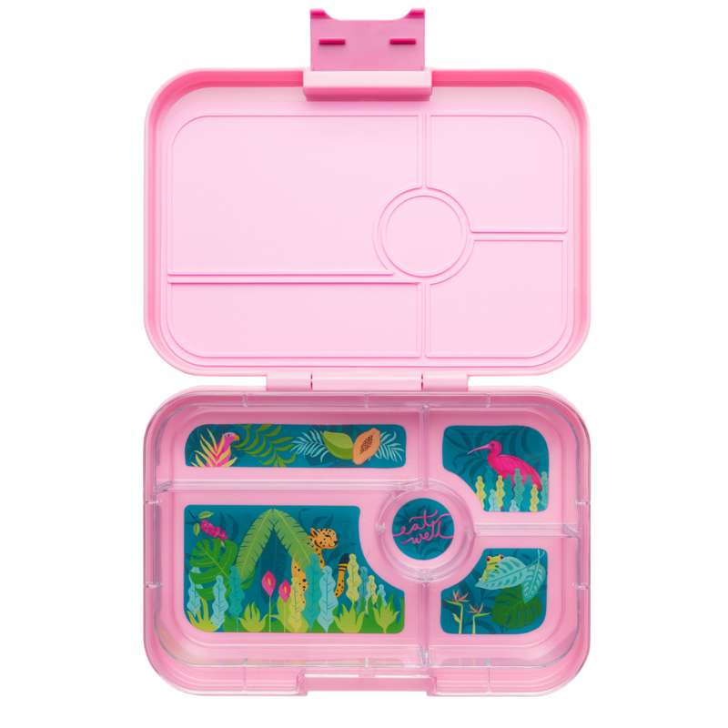 Yumbox Matlåda - Tapas XL - 5 rum - Capri Pink/Jungle Pastel 