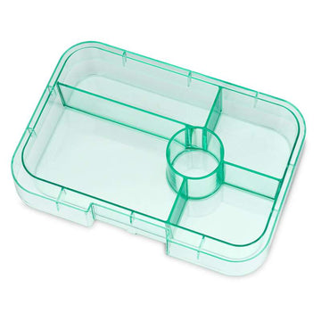 Yumbox Insatsbricka - Tapasbricka - 5 fack - Klar Aqua 