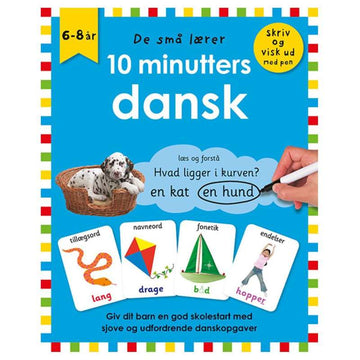 Forlaget Alvilda De små lärar - Skriv och sudda ut - 10 Minuters Danska 
