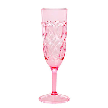 RICE Champagneglas i Akryl - Rosa 