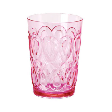 RICE Dricksglas i Akryl - Rosa 